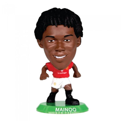 Front - Manchester United FC Kobbie Mainoo SoccerStarz Football Figurine