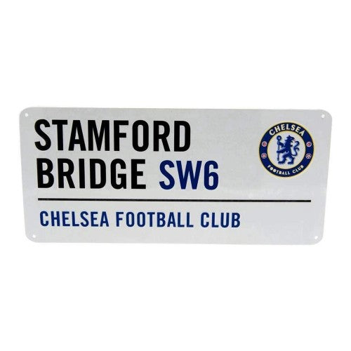 Front - Chelsea FC Official Football Metal Street Sign