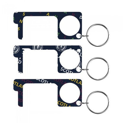 Front - Scottish FA No Touch Keyring (Pack of 3)