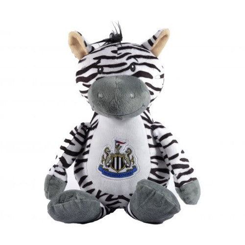 Front - Newcastle United FC Zoo Crew Zebiddy Zebra Plush Toy