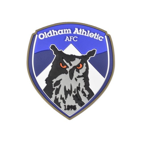 Front - Oldham Athletic AFC 3D Crest Fridge Magnet