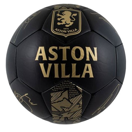 Front - Aston Villa FC Phantom Printed Signature Football