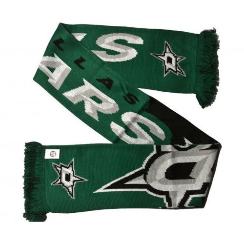 Front - Dallas Stars 2020 Word Mark NHL Logo Scarf