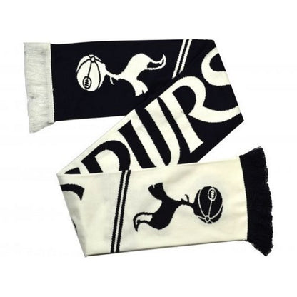 Front - Tottenham Hotspur FC Jacquard Knitted Scarf