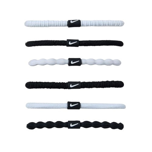 Front - Nike Logo Hair Tie (Pack of 6)