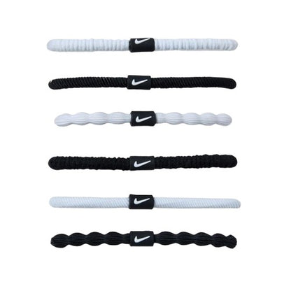 Front - Nike Logo Hair Tie (Pack of 6)