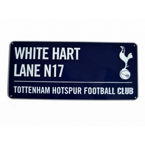 Front - Tottenham Hotspur FC Official Football Metal Street Coloured Sign