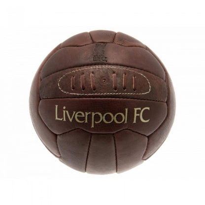 Front - Liverpool FC Official Retro Heritage Leather Football