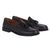 Front - Burton Mens 1904 Tassel Leather Penny Loafers