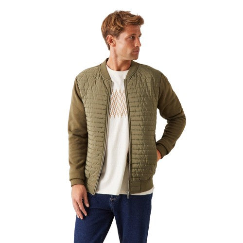 Front - Burton Mens Hybrid Bomber Jacket