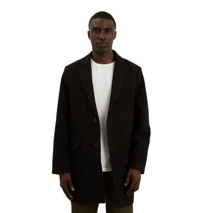 Front - Burton Mens Signature Two Button Epsom Coat