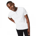 Front - Burton Mens Grandad Collar T-Shirt
