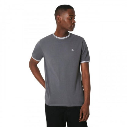 Front - Burton Mens Tipped Pique T-Shirt
