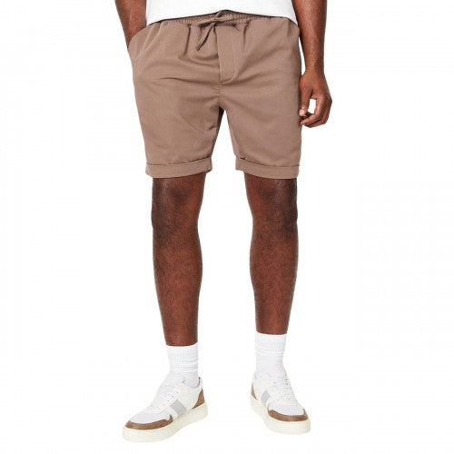 Front - Burton Mens Elasticated Waist Casual Shorts
