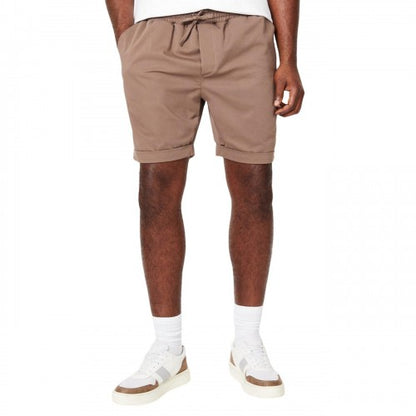Front - Burton Mens Elasticated Waist Casual Shorts