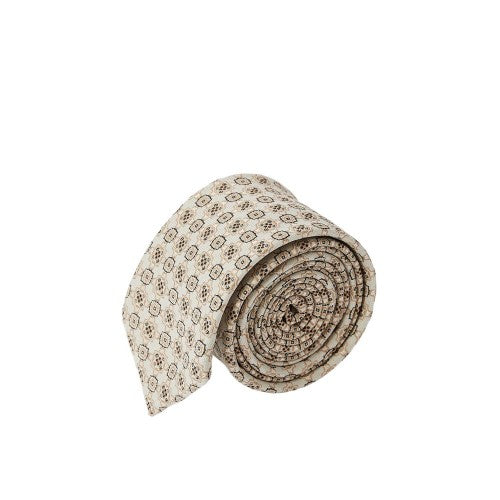 Front - Burton Mens Geometric Jacquard Tie