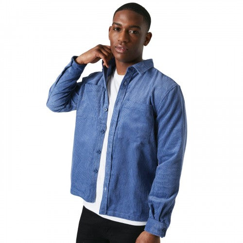 Front - Burton Mens Corduroy Long-Sleeved Overshirt