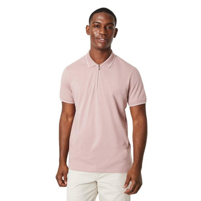 Front - Burton Mens Fine Tipped Polo Shirt