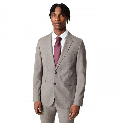 Front - Burton Mens Slub Suit Jacket