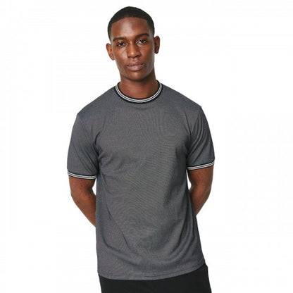 Front - Burton Mens Tipped Birdseye T-Shirt