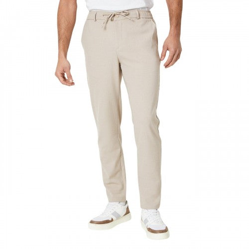 Front - Burton Mens Tapered Leg Slim Trousers
