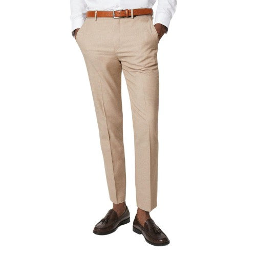 Front - Burton Mens End On End Slim Suit Trousers