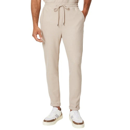 Front - Burton Mens Smart Jersey Tapered Slim Jogging Bottoms