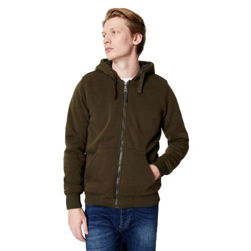 Front - Burton Mens Sherpa Lined Full Zip Hoodie