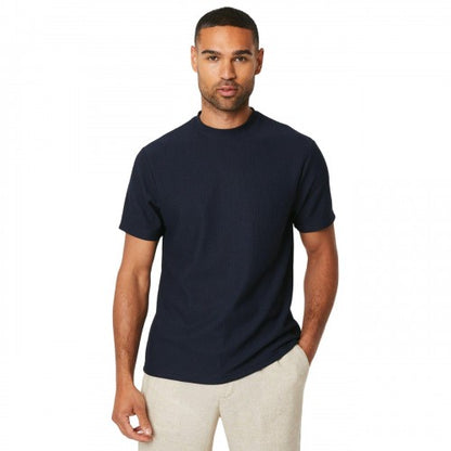 Front - Burton Mens Ribbed Crew Neck T-Shirt