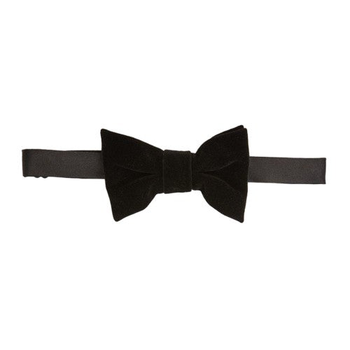 Front - Burton Mens Velvet Bow Tie