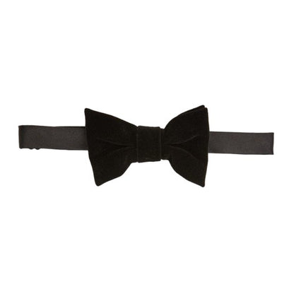 Front - Burton Mens Velvet Bow Tie
