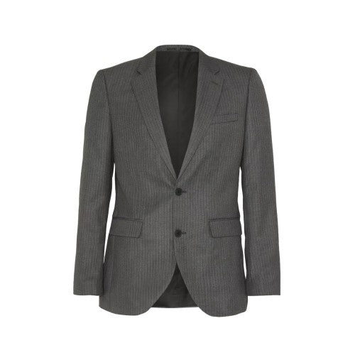Front - Burton Mens Herringbone Tailored Suit Jacket