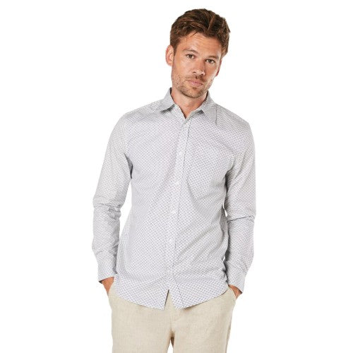 Front - Burton Mens Decire Geometric Long-Sleeved Shirt