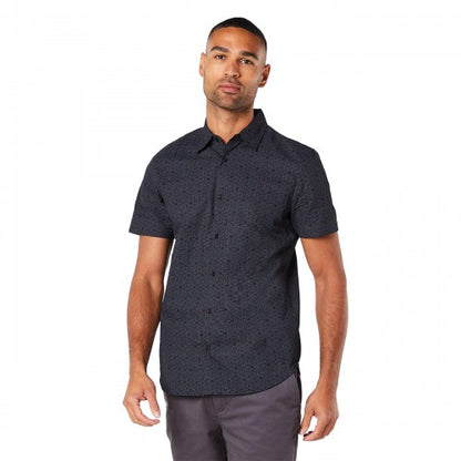Front - Burton Mens Hexagon Short-Sleeved Shirt