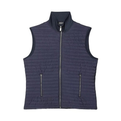 Front - Burton Mens Quilted Funnel Neck Gilet