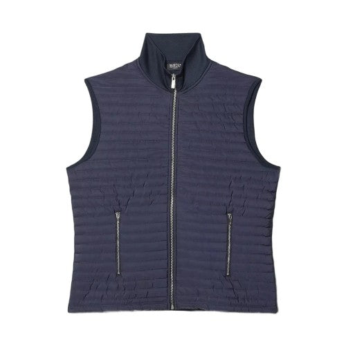 Front - Burton Mens Quilted Funnel Neck Gilet