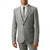 Front - Burton Mens Crosshatch Tweed Single-Breasted Slim Suit Jacket
