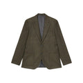 Front - Burton Mens Basketweave Slim Suit Jacket