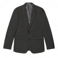 Front - Burton Mens Essential Single-Breasted Skinny Suit Jacket