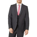Front - Burton Mens Textured Tailored Suit Jacket