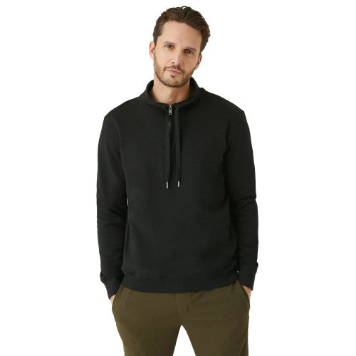 Front - Burton Mens Zip Funnel Neck Sweatshirt