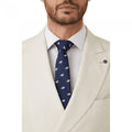 Front - Burton Mens Horse Racing Jacquard Slim Tie