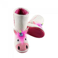 Front - LazyOne Childrens/Kids Unicorn Toasty Toez Slippers