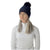 Front - HyFASHION Womens/Ladies Alaska Diamante Bobble Hat