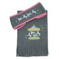 Front - Little Rider Merry Go Round Head Band And Scarf Set