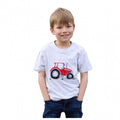 Navy - Front - British Country Collection Childrens-Kids Tractor T-Shirt