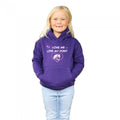Front - British Country Collection Childrens/Kids Love Me Love My Pony Hoodie