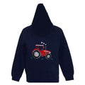 Front - British Country Collection Childrens/Kids Tractor Hoodie