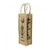 Front - Hy Thelwell Collection Hessian Bottle Bag