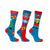 Front - Hy Childrens/Kids Jolly Elves Christmas Socks (Pack of 3)